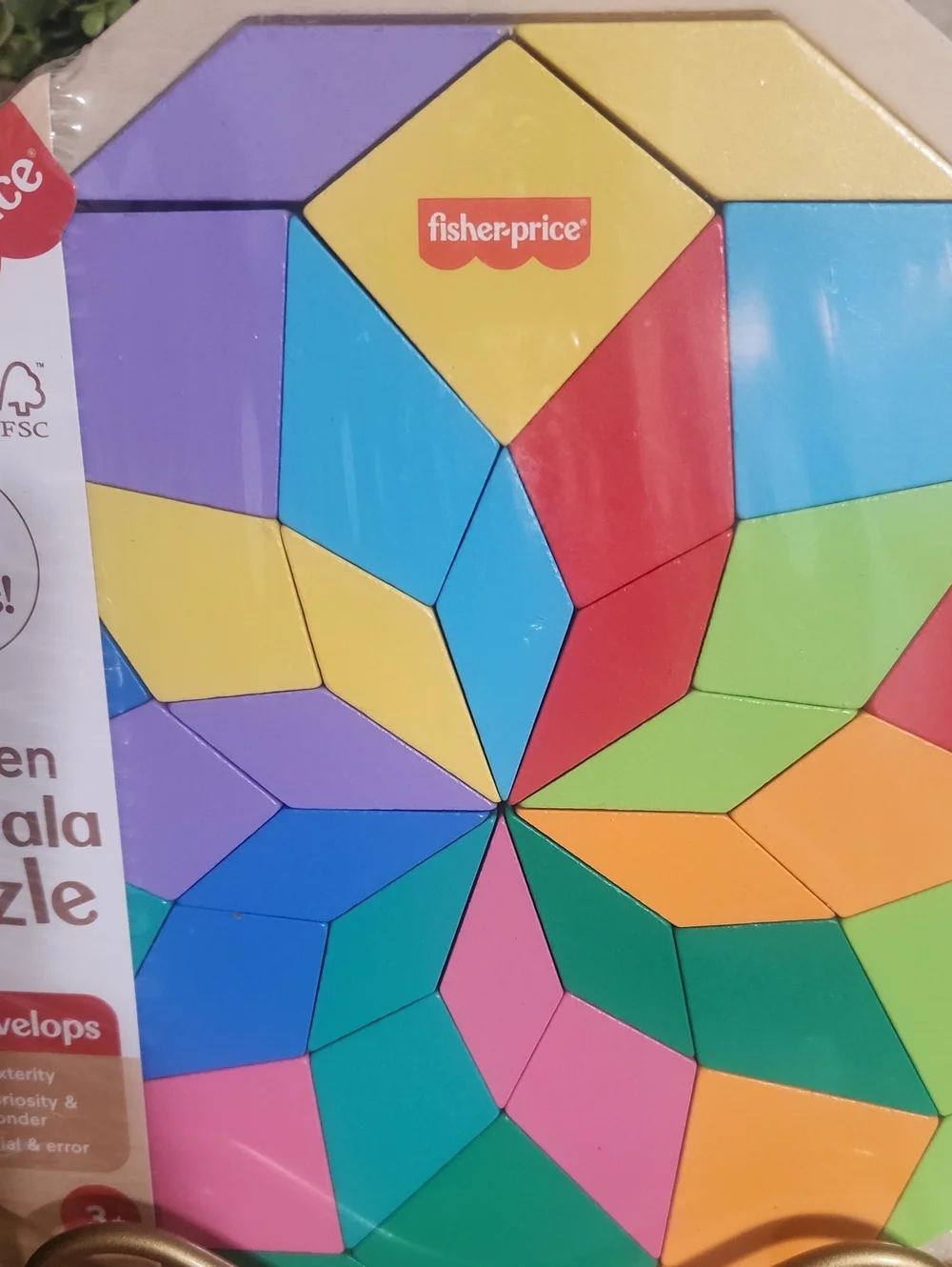 Fisher Price Wooden Mandala Puzzle